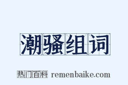 潮骚组词是什么意思的图片